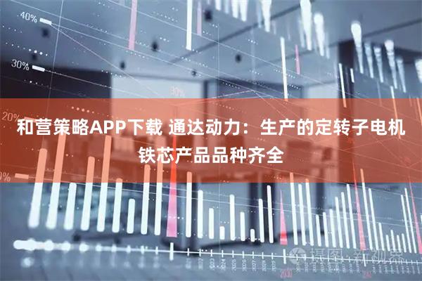 和营策略APP下载 通达动力：生产的定转子电机铁芯产品品种齐全